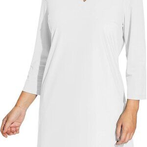 BALEAF Women's Sun Protection Swim Cover Up Dress with Pockets 3/4 Sleeve UPF 50